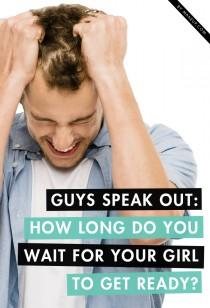 wedding photo - Guys Speak Out: How Long Do You Wait for Your Girl to Get Ready?
