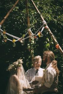 wedding photo - Bohemian Wedding at Big Trees State Park: Patrick & Jessica