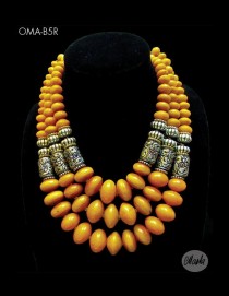 wedding photo - Saffron Collar #6 ~ Maghreb Series (OMA-B5R)