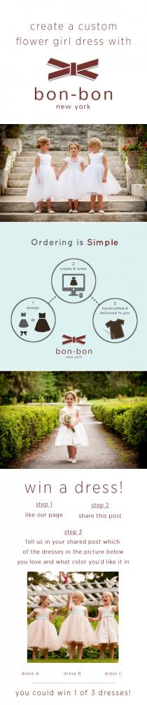 wedding photo - Win a Flower Girl Dress with Bon-Bon New York