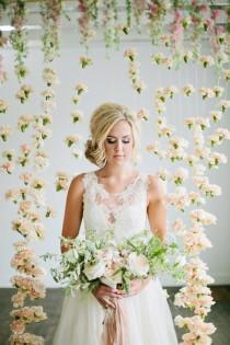 wedding photo - Romantic Floral Inspiration Shoot Ruffled
