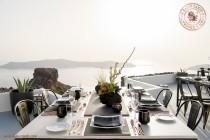 wedding photo -  Private dinner in Santorini
