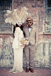 wedding photo - The Masquerade Ball Wedding