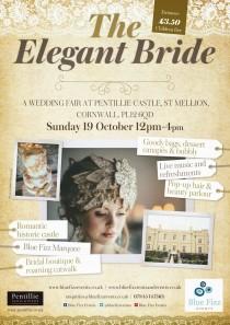 wedding photo - Knots and Kisses Wedding Stationery: Elegant Bride Wedding Fair Next Weekend at Pentillie Castle