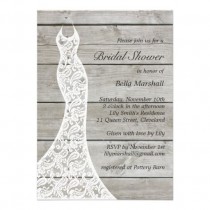 wedding photo - Beautiful Rustic Bridal Shower Invitation