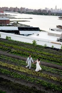 wedding photo - Rooftop Farm Wedding Ruffled