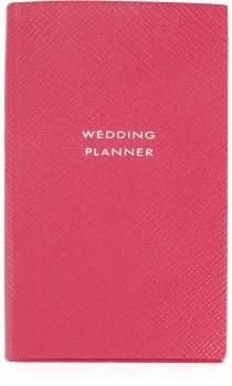 wedding photo - Smythson "Wedding Planner" Panama Notebook, Fuchsia
