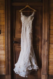 wedding photo - Nude-colored Form Fitting Wedding Dress