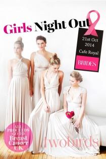 wedding photo - twobirds Girls Night Out in support of Breast Cancer UK at Cafe Royal with Brides Magazine 