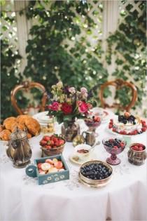 wedding photo - Intimate Breakfast Wedding Inspiration In Colors Of Berries 