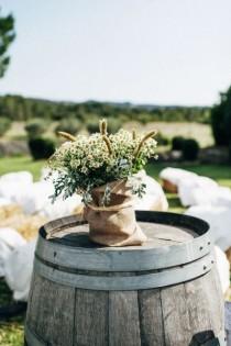 wedding photo - Organic Rustic Provence Wedding