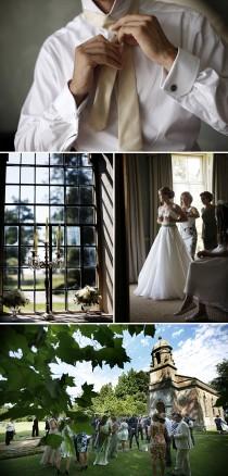 wedding photo - Peonies And Pearls At Babington House.