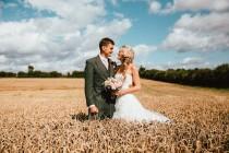 wedding photo - Pretty English Wedding with Gorgeous Meadow Portraits