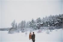 wedding photo - Winter Wedding in the French Alps