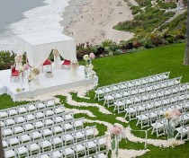 wedding photo - The Ceremony Was Set Against A Breathtaking View Of The Pacific Ocean.