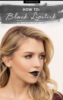 wedding photo - How to Make Black and Blue Lipstick Wearable (Really!)