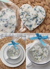 wedding photo - All-Natural DIY Herb Soaps As Wedding Favors 
