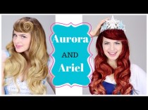 wedding photo - Disney's Ariel And Aurora Hair Tutorial