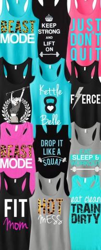 wedding photo - 3 WORKOUT FITNESS TANK Tops 15% Off Bundle, Workout Tank, Fitness Tank , Workout Shirt, Gym Tank, Gym Clothing, Workout Clothes
