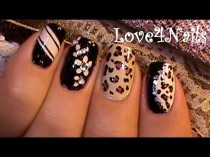 wedding photo - Mix'n'match Leopard Fall Nails