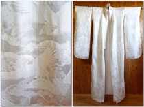 wedding photo - Authentic Japanese White Shiro-Kakeshita Wedding Kimono