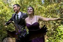wedding photo - Rebecca & Scott's fairyland forest wedding