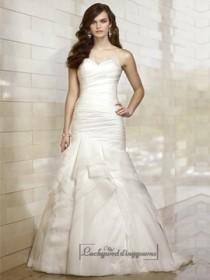 wedding photo - Lovely Fit and Flare Sweetheart Lace Layers Wedding Dresses