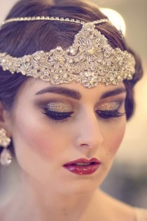 wedding photo - Ophelia - Crystal Lace Bohemian Headchain.