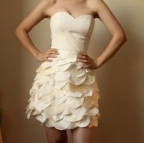 wedding photo - Amanda- Eco Friendly Wedding/Reception/Special Occasion Dress, Made From Recycled Materials