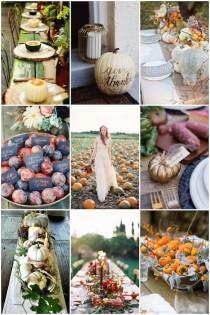 wedding photo - Fruits of Fall; Pumpkins, Persimmons and Pomegranates for Your Fall Wedding