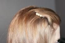 wedding photo - DIY Hair Accessories: Pearl Hairpins