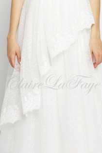 wedding photo - Once Upon A Honeymoon - Sweetheart Lace Bohemian Custom Wedding Dress