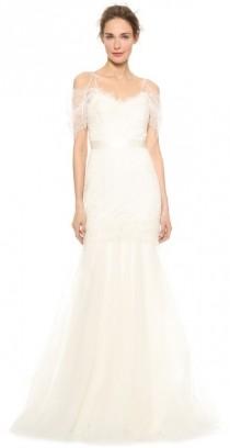 wedding photo - Marchesa Re-Embroidered Lace Mermaid Gown