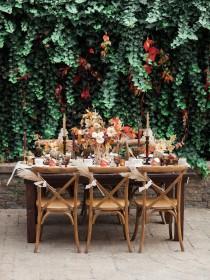 wedding photo - A Thanksgiving Tablescape Styled with Rich Warm Tones