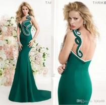 wedding photo - Cheap Evening Dresses - Discount Unique Design One Shoulder Sweetheart Tarik Ediz 2014 Online with $105.01/Piece 