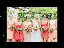 wedding photo -  2015 Coral Bridesmaid Dresses Collection