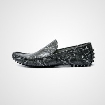 wedding photo -  Best Sellers - Culzado Python Skin Mens Leather Loafer shoes