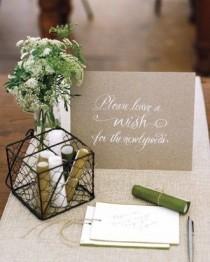 wedding photo -  (Guest Book Table)