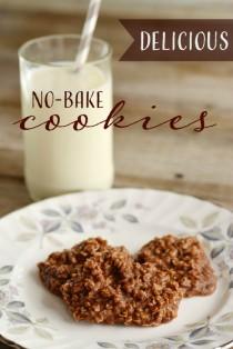 wedding photo - Delicious No-Bake Cookies Recipe