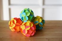 wedding photo - How to Make 3D Paper Balls - DIY & Crafts - Handimania
