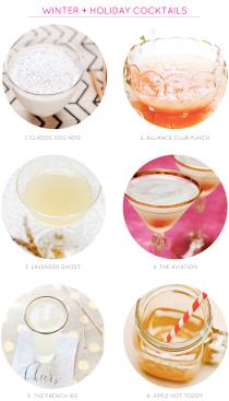 wedding photo - Winter and Holiday Cocktail Recipes