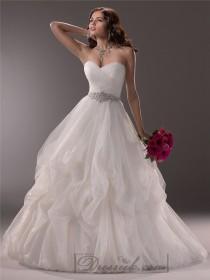 wedding photo -  Criss-cross Ruched Sweetheart Ball Gown Wedding Dresses