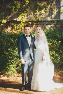 wedding photo - formal vineyard wedding - Polka Dot Bride
