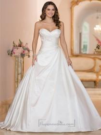 wedding photo -  Sweetheart Ruched Bodice Princess Ball Gown Wedding Dresses