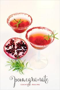 wedding photo - Pomegranate Cocktail Recipe