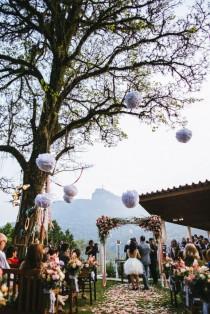 wedding photo - Alternative Shabby Chic Wedding in Brazil: Luana & Aruanã