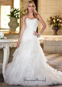 wedding photo -  Alluring Organza Sweetheart Neckline Natural Waistline A-line Wedding Dress
