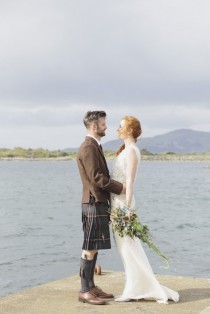 wedding photo - Skulls and Scotland Themed Wedding: Rosie & Colin