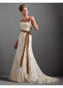 wedding photo -  Beautiful Elegant Exquisite Wedding Dress In Great Handwork
