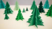 wedding photo - How to Make 3D Paper Christmas Tree - DIY & Crafts - Handimania